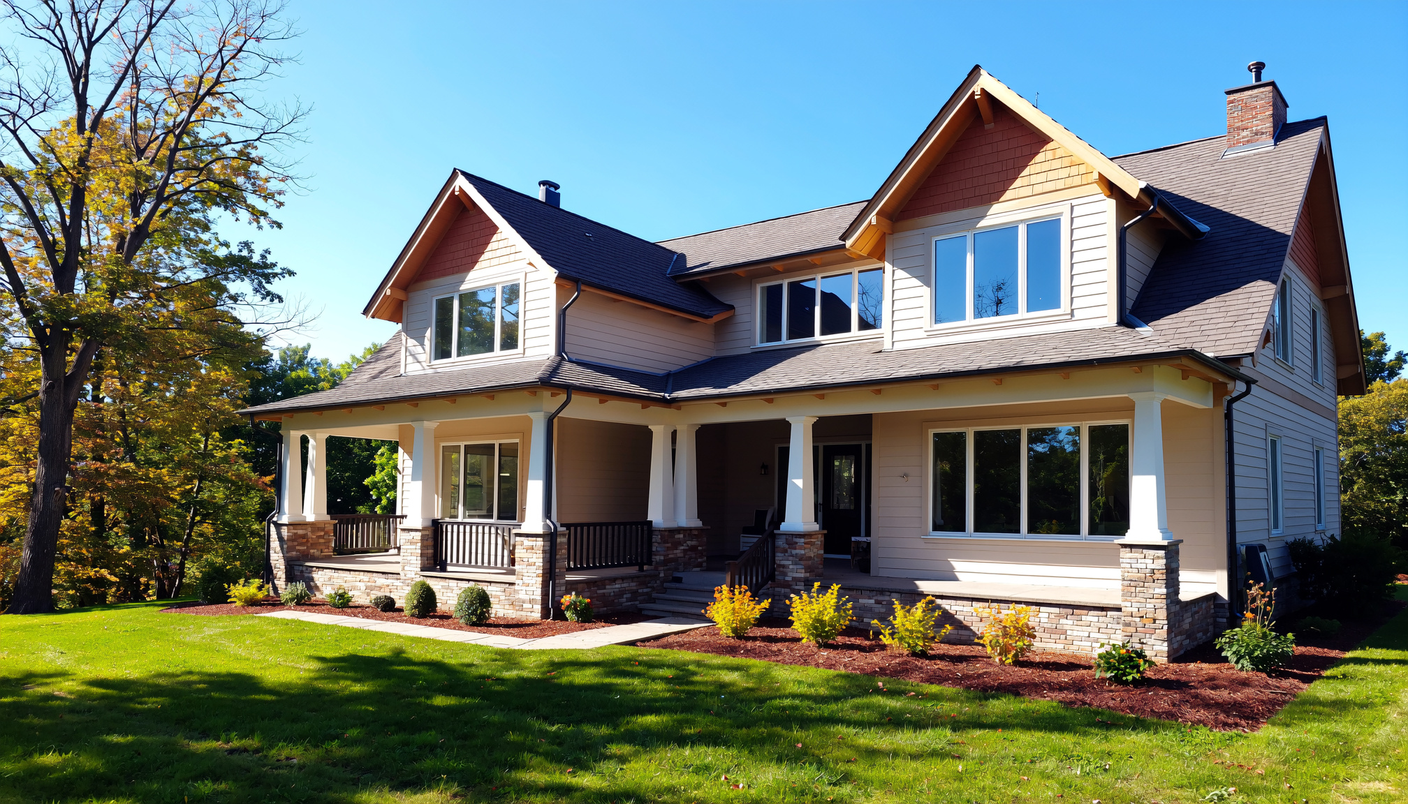 Muskegon, MI with seamless rain gutters Muskegon, MI with seamless rain gutters